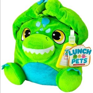 LunchPets Munchosaurus Rex dino Lunch bag stuffy